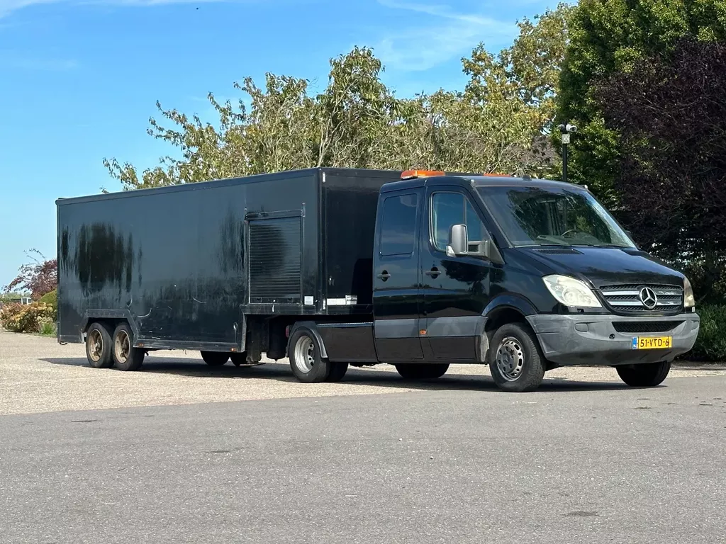 Mercedes-Benz Sprinter 518 CDI V6!!!DUBBEL CABINE!!automaat met VAN DEN OEVER BE- trailer!!