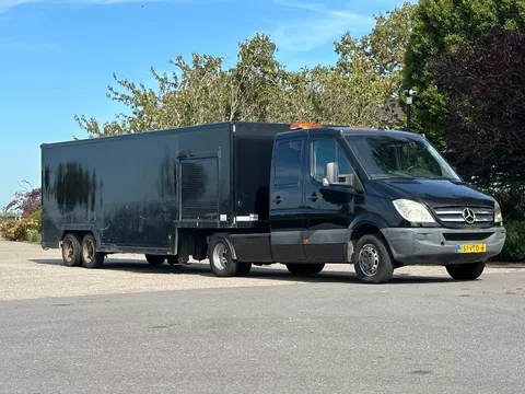 Mercedes-Benz Sprinter 518 CDI V6!!!DUBBEL CABINE!!automaat met VAN DEN OEVER BE- trailer!!