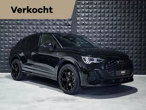 Audi Q3 Sportback 45 TFSI e S Line | Topv. | All Black | 20" | Side | Leer | Carplay |