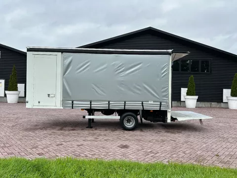 Veldhuizen Be oplegger 7.5 ton schuifzeilen en 1500 kg laadklep