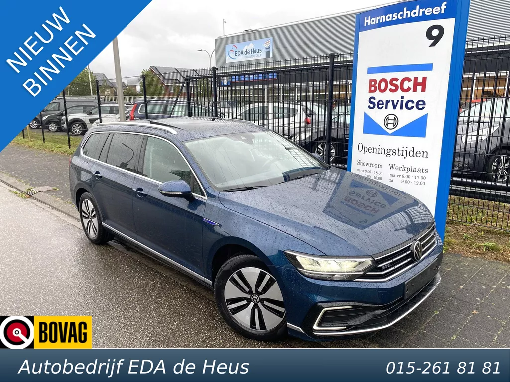 Volkswagen Passat Variant 1.4 TSi PHEV 218pk GTE Business met o.a. pano-dak, Winterpakket, Virtual Cockpit, camera, etc.