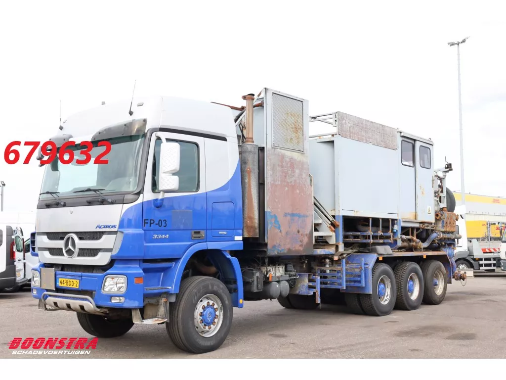 Mercedes-Benz Actros 3344AK 8/6X6 Manual Blatt/Blatt 2x PTO 2x Pump