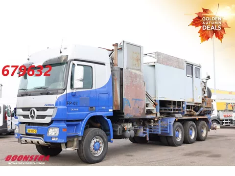 Mercedes-Benz Actros 3344AK 8/6X6 Manual Blatt/Blatt 2x PTO 2x Pump