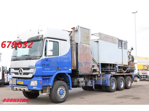 Mercedes-Benz Actros 3344AK 8/6X6 Manual Blatt/Blatt 2x PTO 2x Pump