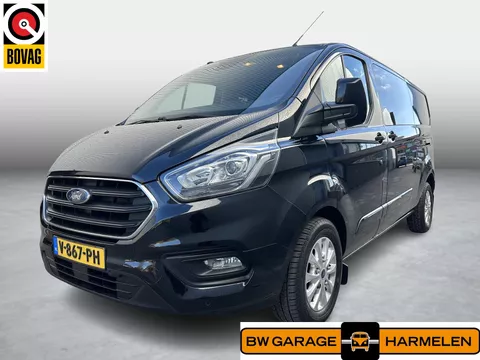 Ford Transit Custom L2H1 Limited DC 170PK Euro 6 Aut. &euro; 295 per mnd. | stoel/stuur verwarming | dakdragers | trekhaak | zeer compleet | Dubbele Cabine