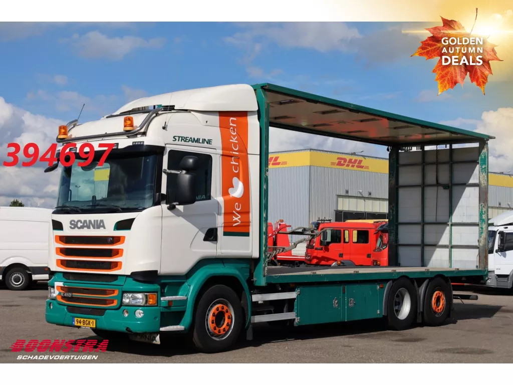 Scania R R410 6X2 Streamline Clima Liftas Poultry Gefl&uuml;geltransport