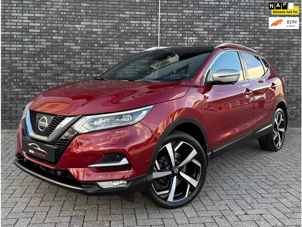 Nissan Qashqai 1.6 Tekna+ 163pk|Panorama|Trekgewicht 1500kg|360Camera|Bose|Vol met Opties!