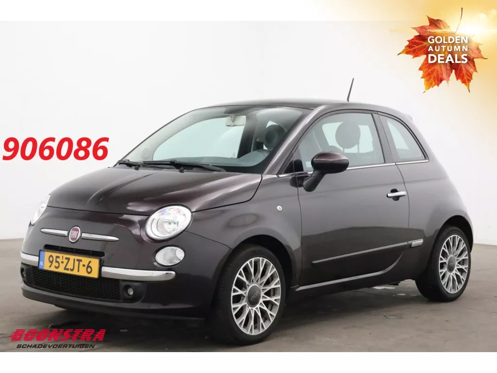 Fiat 500 0.9 TwinAir Lounge Pano Airco LMV 109.196 km!