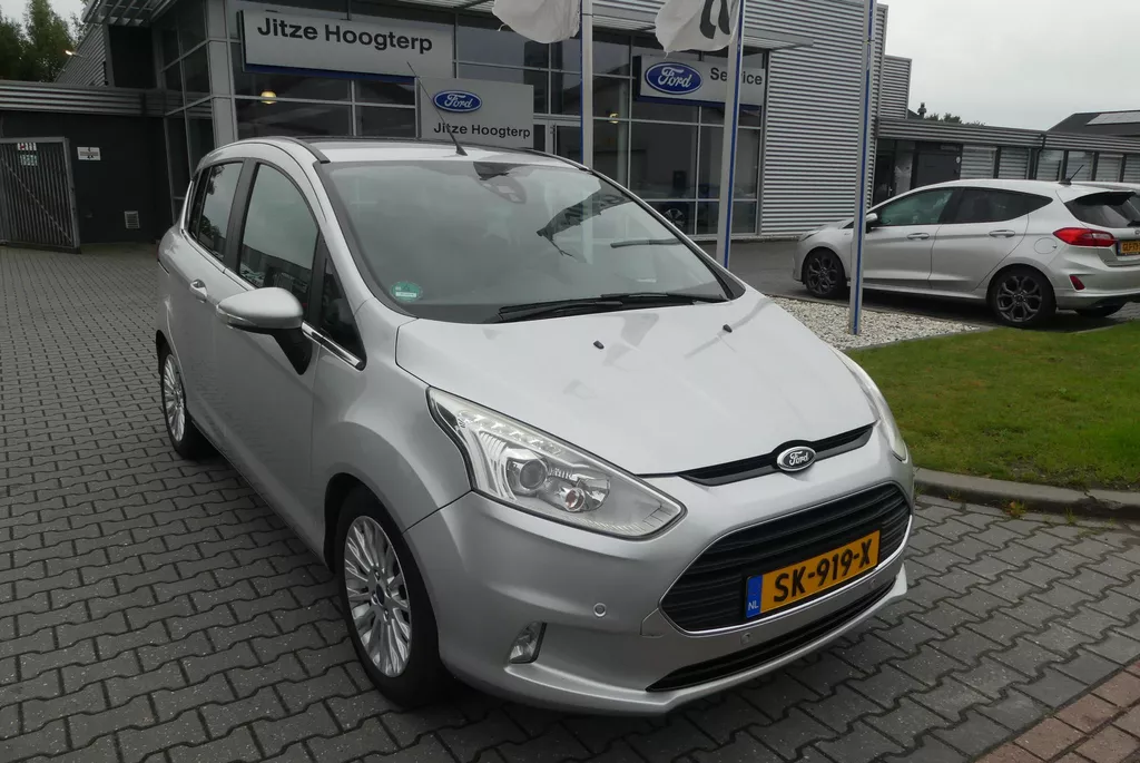 Ford B-Max 1.0 EcoBoost Titanium D. RIEM VV 3/2024, PANO, LEER, TREKHAAK, CRUISE, CLIMA, WINTER PACK, NAVI, 150.882KM