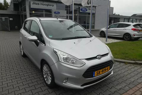 Ford B-Max 1.0 EcoBoost Titanium D. RIEM VV 3/2024, PANO, LEER, TREKHAAK, CRUISE, CLIMA, WINTER PACK, NAVI, 150.882KM