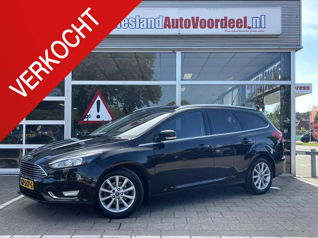 Ford Focus Wagon 1.0 First Edition /Clima/Cruise/Stuurwiel en stoel verw/voll. dealer onderhouden/Trekhaak/APK 10-2026/
