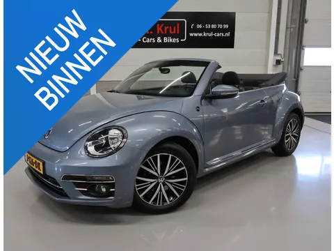 Volkswagen Beetle Cabriolet 1.2 TSI Sound Airco-ecc Navigatie App connect Bluetooth Stoelverwarming Boekjes Sportvelgen 17 inch Parkeersensoren Windscherm 2e Eigenares Nieuwstaat