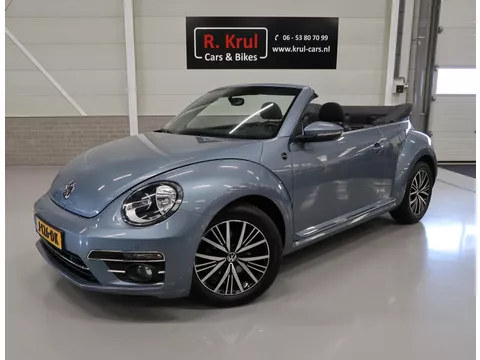 Volkswagen Beetle Cabriolet 1.2 TSI Sound Airco-ecc Navigatie App connect Bluetooth Stoelverwarming Boekjes Sportvelgen 17 inch Parkeersensoren Windscherm 2e Eigenares Nieuwstaat