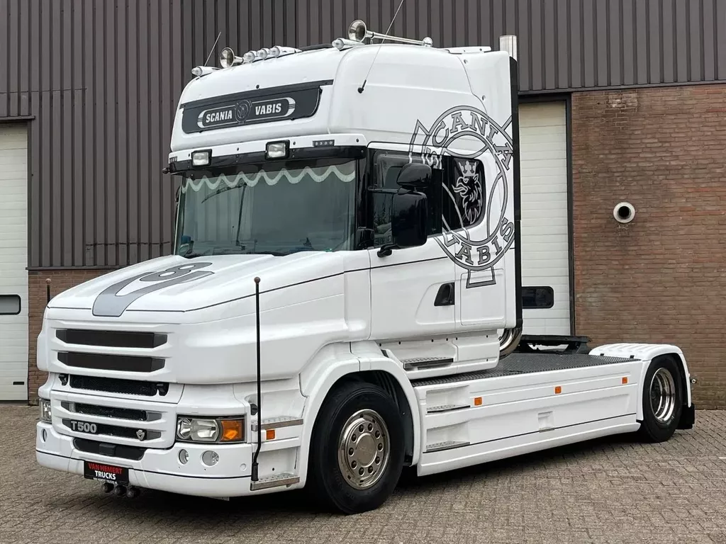 Scania T T500 V8 / Retarder / Full Air / Euro5 / Torpedo Hauber / Leather interior / 490 WB / TOP !!