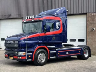 Scania T T164-480 V8 / Retarder / Only 779.382 km / Torpedo Hauber / Airco / 470 wb / Original T-Cab / NL Truck