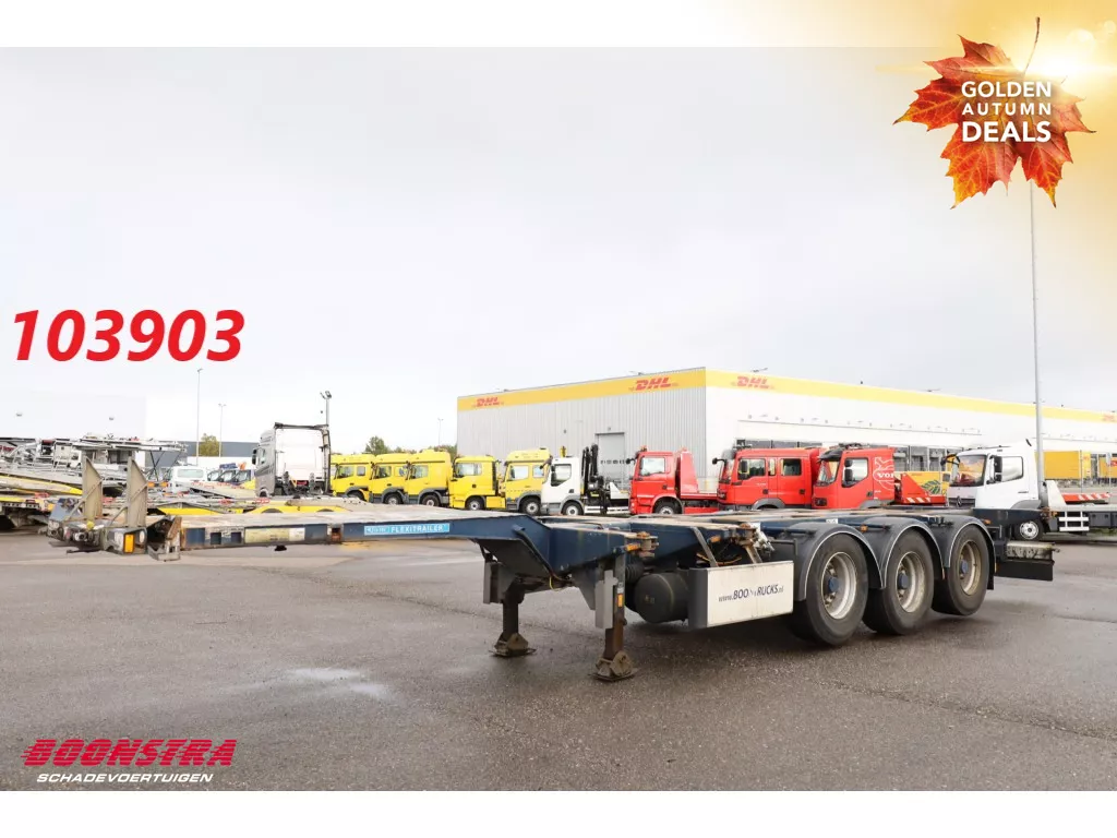 D-Tec Flexitrailer 20-45 ft 3-Asser 2X Lift Ausziebar D-Tec Flexitrailer 20-45 ft 3-Asser 2X Lift Ausziebar