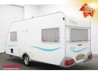 Knaus 460 Beauty Luifel Fietsendrager Ringverwarming Rondzit Dwarsbed Foto