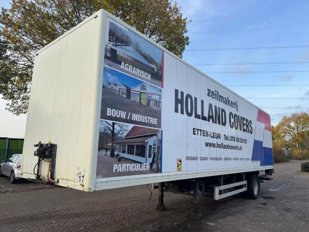 Pacton TBD 122 1 AXLE BPW CITY TRAILER