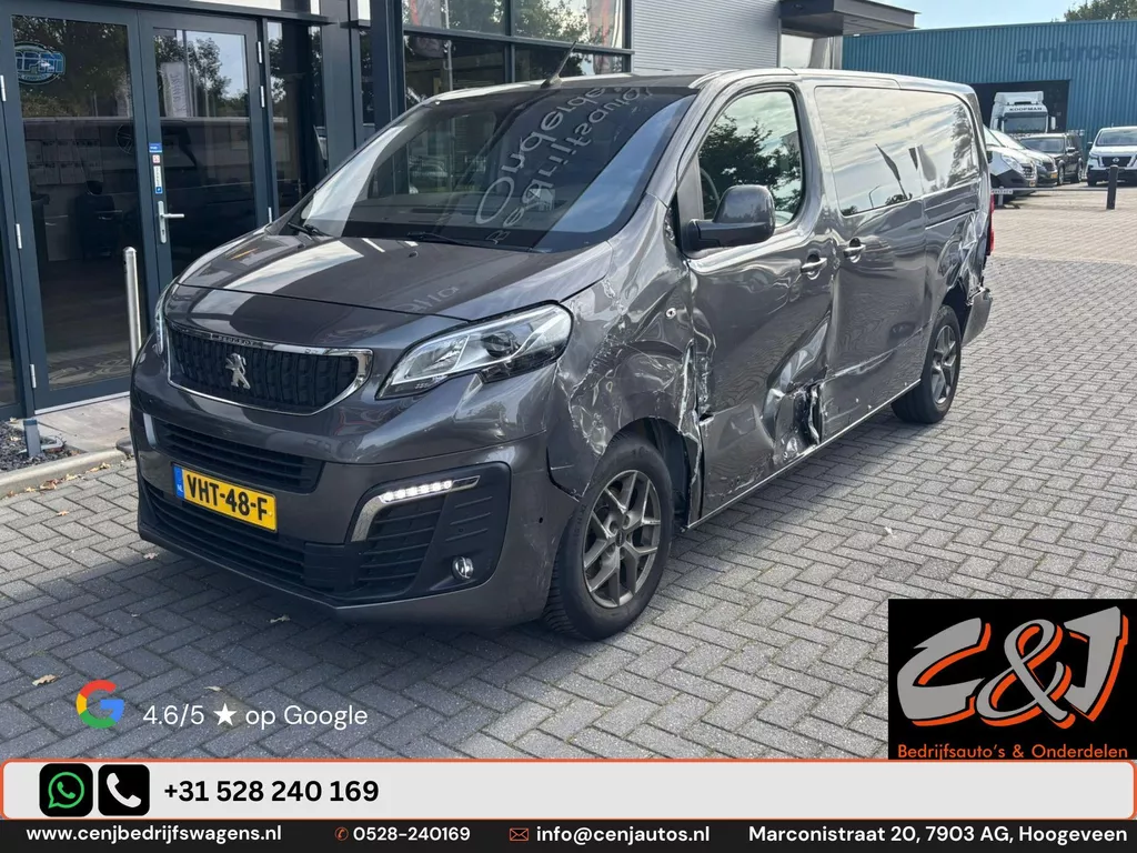 Peugeot Expert 2.0 BlueHDI 180 Long Asphalt DC Zijschade Dubbel Cabine Export