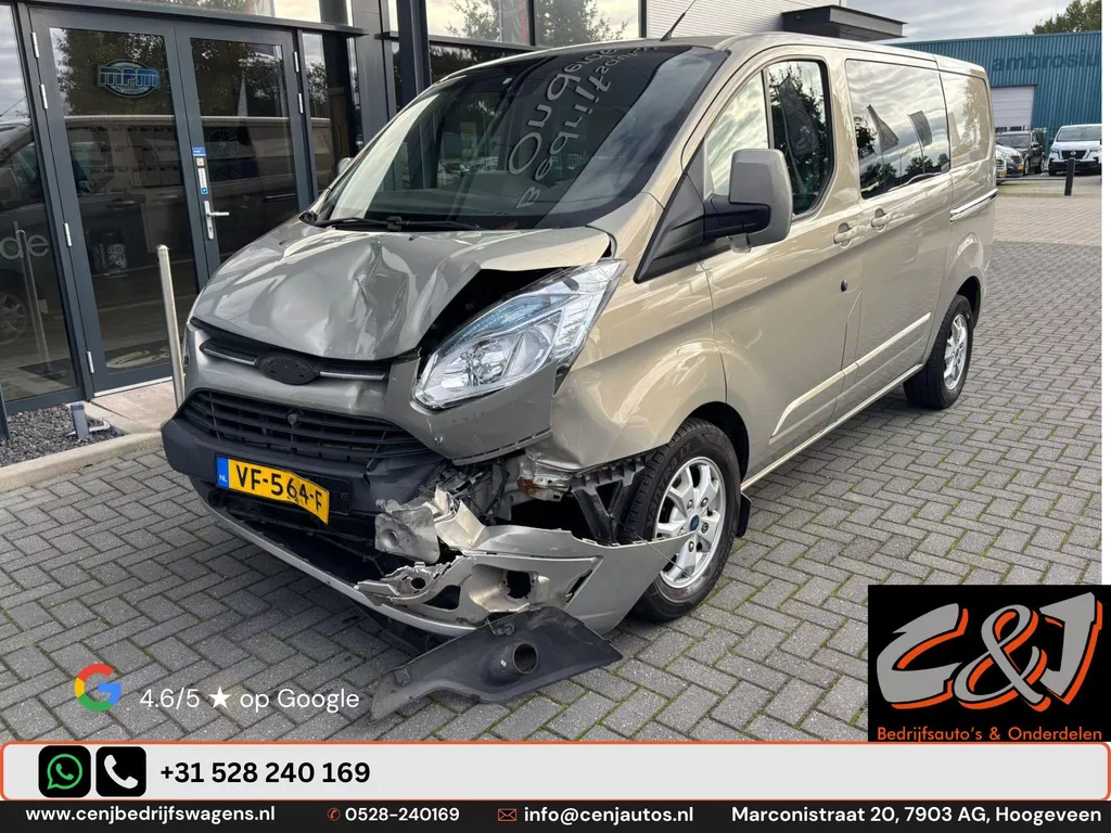 Ford Transit Custom 270 2.2 TDCI L1H1 Limited DC stoelverwarming dubbele schuifdeur lederen bekleding