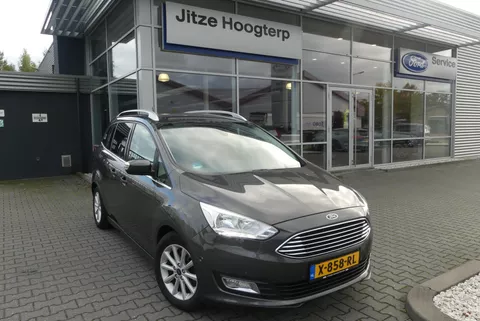Ford Grand C-Max 1.5 Titanium 7p. CRUISE, CLIMA, TREKHAAK (1.300KG), WINTER PACK, CAMERA, PDC V&amp;A, NAVI, APPLE CARPLAY, 119.132KM
