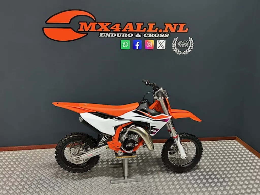 KTM 65 SX 2024 14/12 inch.kl.wielen Nieuwstaat !!