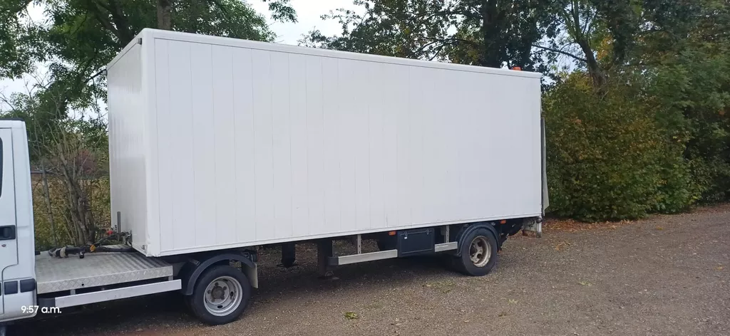 Doornwaard DT 7000 OE Trailer, oplegger be met laadklep en zijdeur opslagtrailer