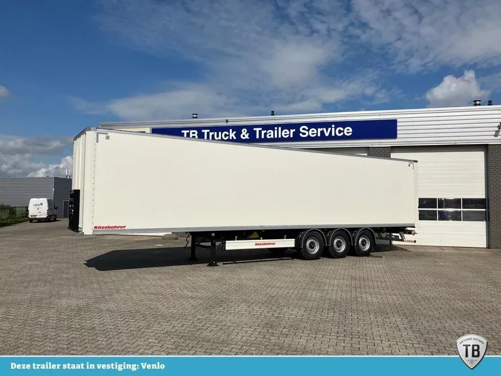 KAESSBOHRER SBT / 20 - 12 / 27 - Gesloten oplegger met 2x liftassen en 2x bindrails