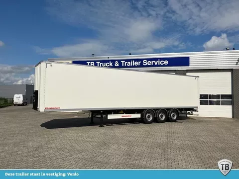 KAESSBOHRER SBT / 20 - 12 / 27 - Gesloten oplegger met 2x liftassen en 2x bindrails