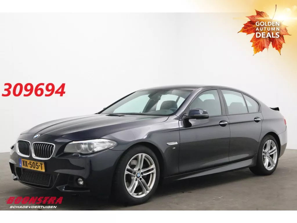 BMW 5 Serie 520i M-Sport Leder Memory Navi Clima Cruise SHZ