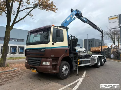 DAF CF85.340 Steel/Air - NL Truck - Euro 3 - HMF1680 Crane T07061