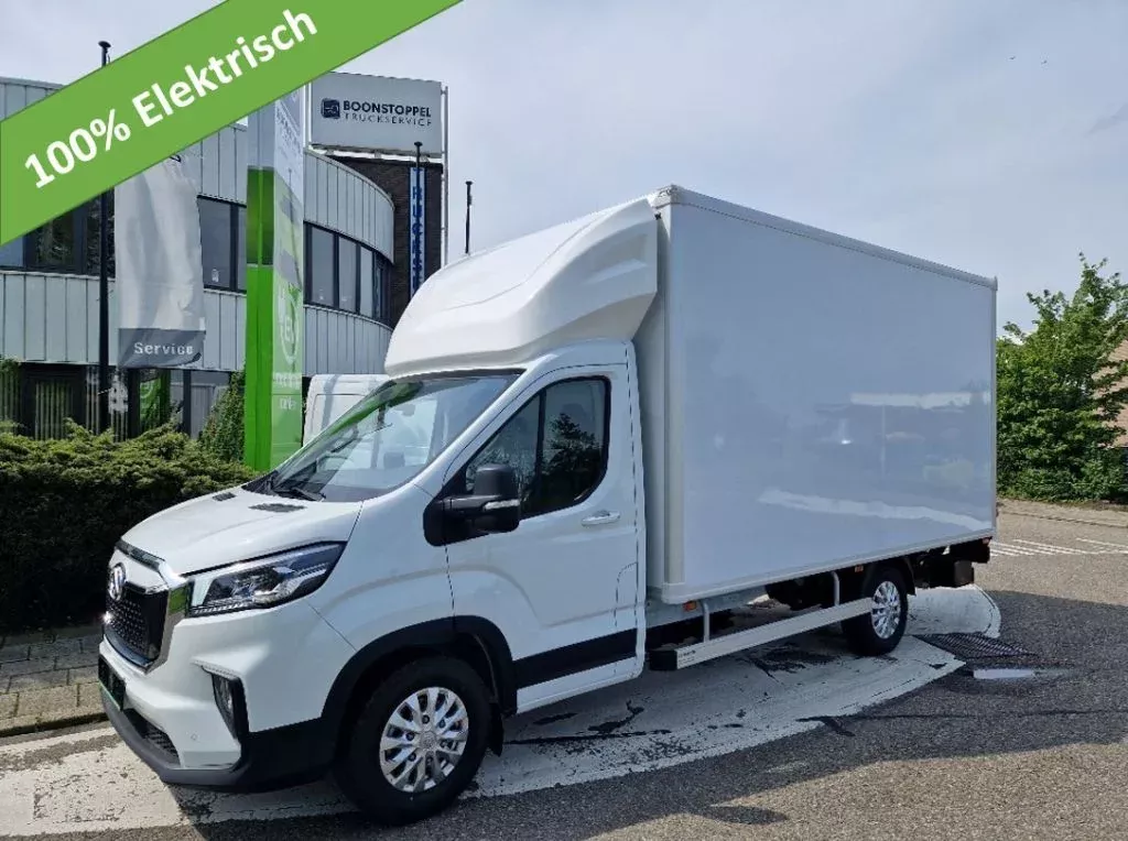 Maxus eDeliver9 E-Deliver 9 CC L4 100% Elektrisch bakwagen met laadklep