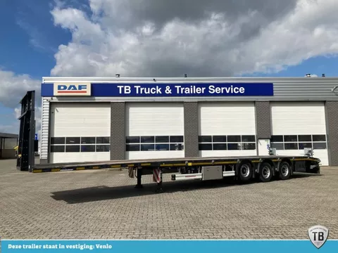 K&auml;ssbohrer SPS HM 3 / 0N - 18 / 27 Vlakke mega trailer met liftas, 12x rongen, naloop gestuurd en kist voor de oprijplaten