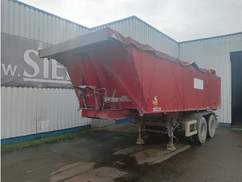 Kaiser 2 Axle Alu Tipper / Steel Chassis , 8 Tyres , Spring Suspension , Drum Brakes