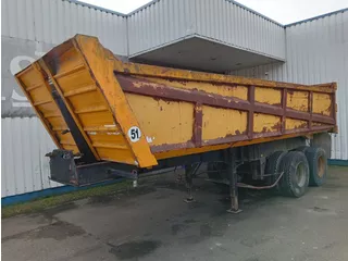 Fruehauf 2 Axle Steel Tipper, 8 tyres , Spring Suspension , Drum Brakes