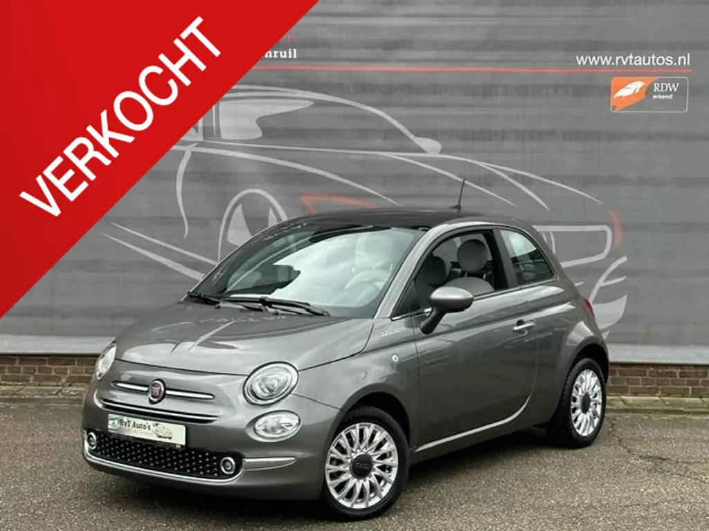Fiat 500 1.0 Hybrid Dolcevita Nieuwstaat ,Carplay,Panoramadak