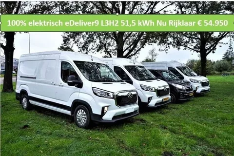 Maxus eDeliver9 gesloten bestelwagen 100% Elektrisch L3H2 51,5 kWh