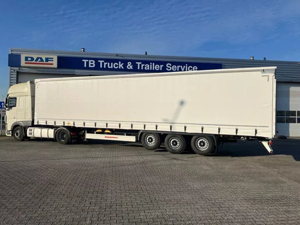 Kässbohrer SCS X / 90 - 12 / 27 Schuifzeilen met twee liftassen en hefdak 500mm Kässbohrer SCS X / 90 - 12 / 27 Schuifzeilen met twee liftassen en hefdak 500mm