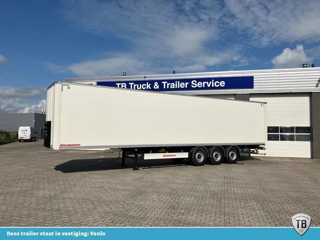 KAESSBOHRER SBT / 20 - 12 / 27 - Gesloten oplegger met 2x liftassen en 2x bindrails