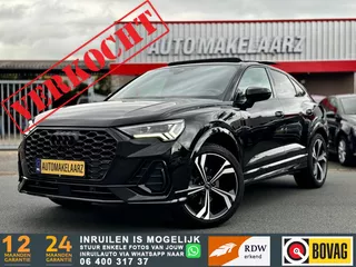 Audi Q3 Sportback 35 TFSI S-Line | LED CAM PANO SONOS BLINDSP.