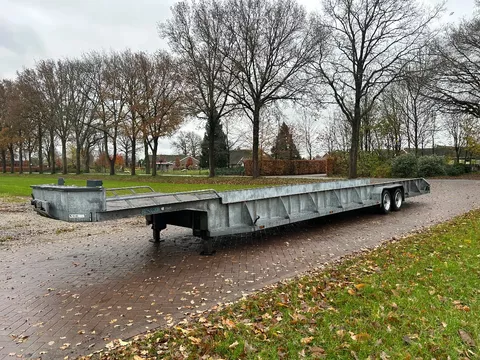 VAN DEN OEVER TRAILERS Be oplegger 7.5 ton kuip dieplader BOOT TRAILER