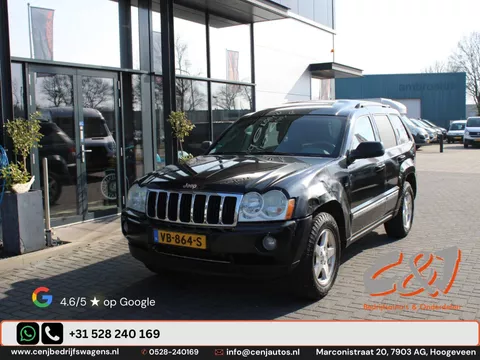 Jeep Grand cherokee 3.0 crd grijs kenteken airco cruise leder marge