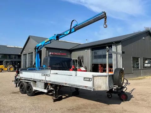 kuiper Be oplegger met PALFINGER laadkraan type PK 6001