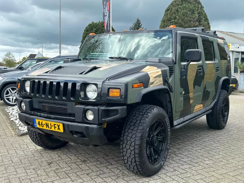 Hummer H2 6.0 V8 2003 Youngtimer Gewrapt 20 Inch velgen DVD