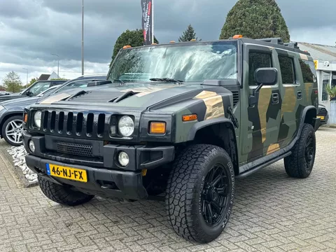 Hummer H2 6.0 V8 2003 Youngtimer Gewrapt 20 Inch velgen DVD