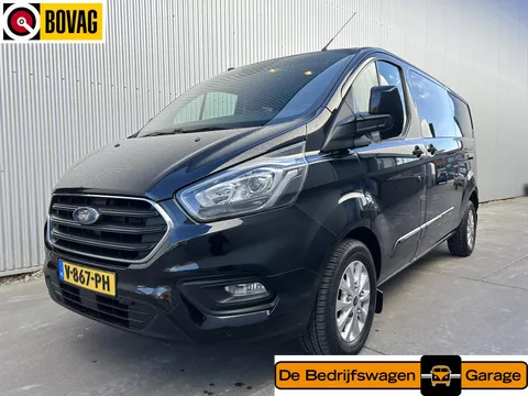 Ford Transit Custom L2H1 Limited DC 170PK Euro 6 Aut. Dubbele Cabine | stoel/stuur verwarming | dakdragers | trekhaak | zeer compleet | &euro; 358,- per mnd.