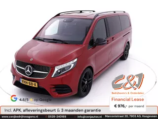 Mercedes-Benz V-klasse 300d 4-MATIC xl dubbele cabine Avantgarde Edition amg leder navi cruise bomvol 976,- p/md