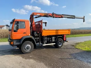 MAN LE 18-280 , 4X4 , Tipper , Palfinger PK 9501