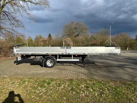Bunk 7 TON BE vlakke oplegger met aluminium luiken