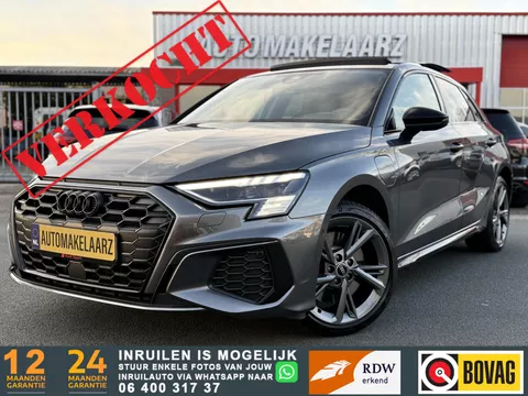 Audi A3 Sportback 45 TFSIe HuD MATRIX B&amp;O SFEER RS-ZETELS ACC FULL